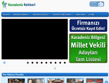 Tablet Screenshot of karadenizrehberi.net